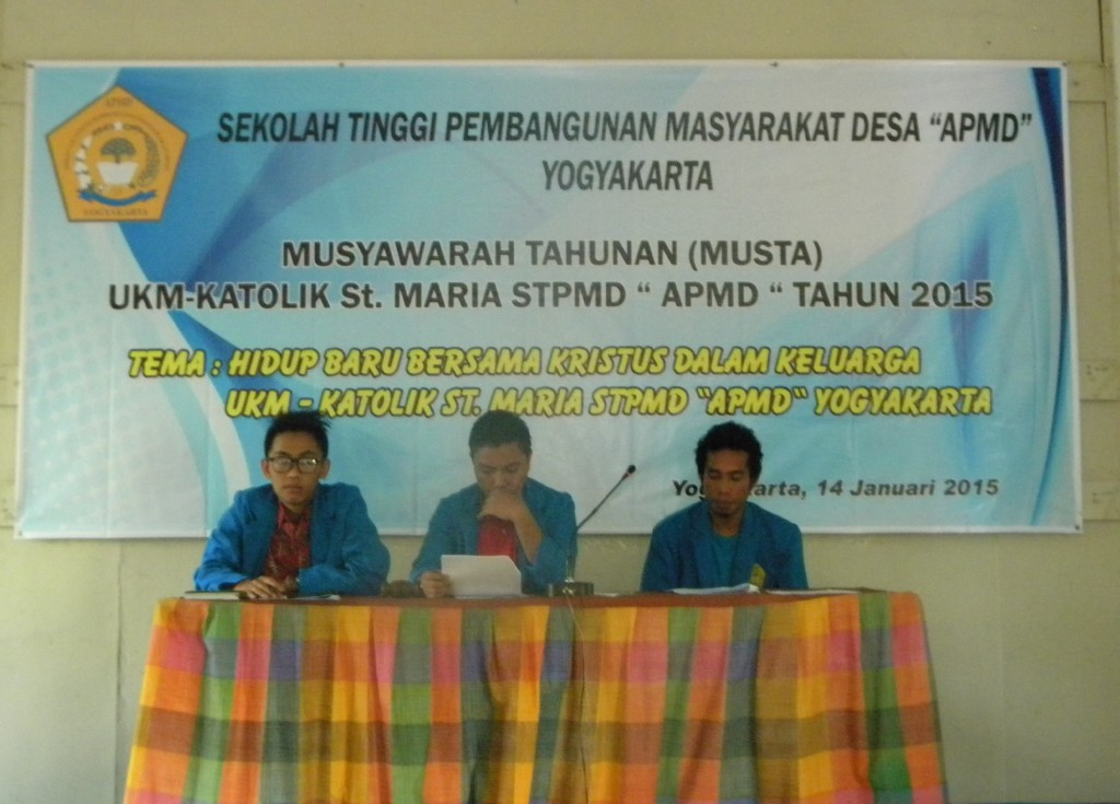 MUSTA UKM Khatolik STPMD"APMD" Yogyakarta