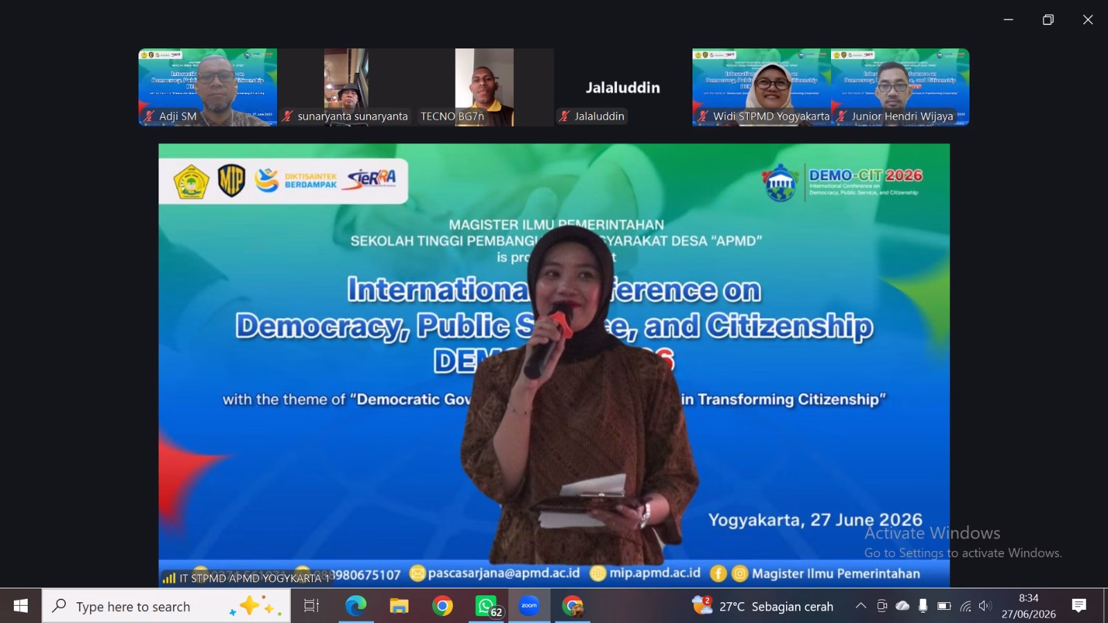 International Conference on Democracy, Public Service, and Citizenship: Perkuat Kolaborasi Akademik Internasional Bahas Demokrasi, Pelayanan Publik, dan Kewargaan